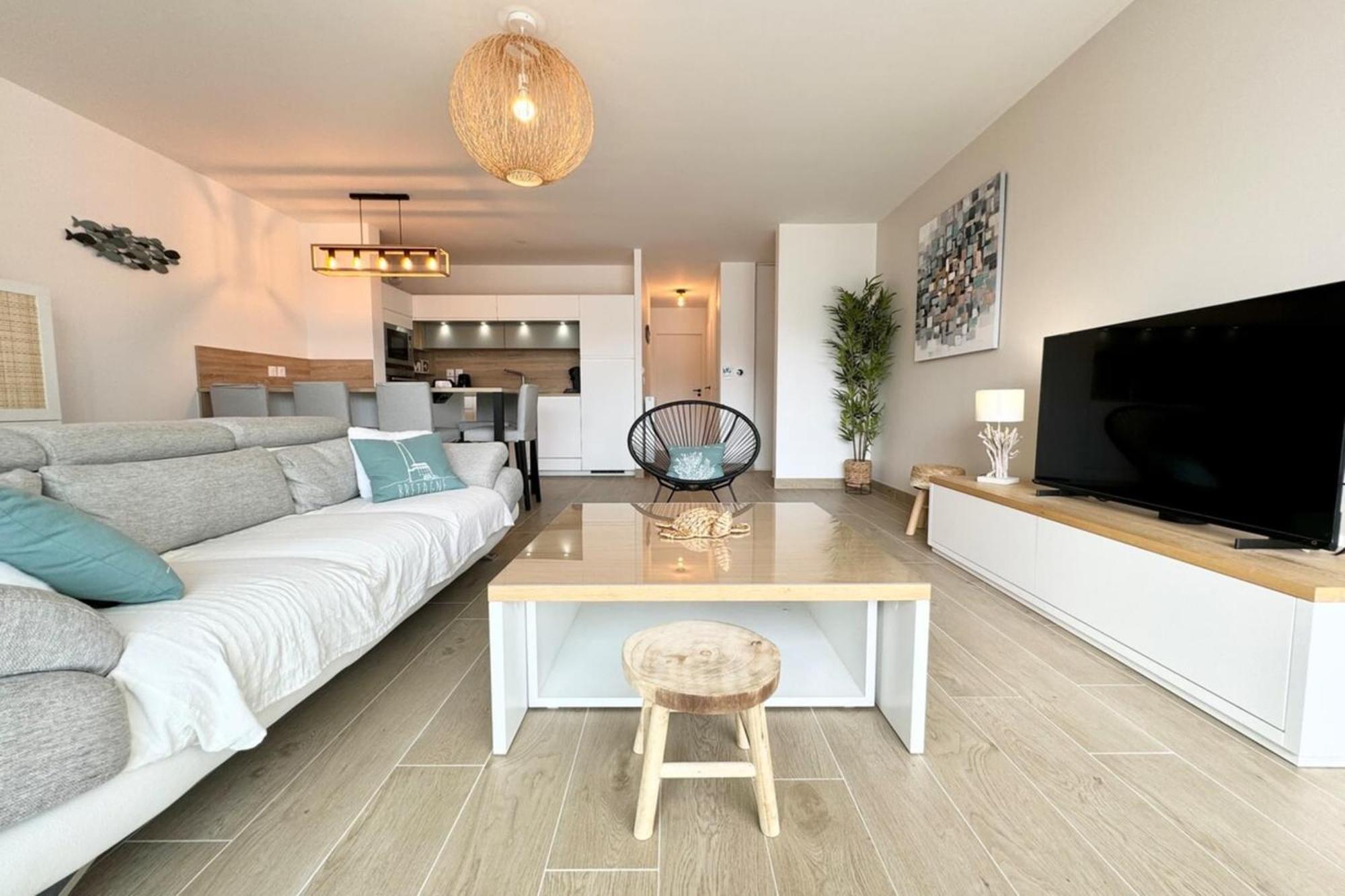 T3 De Standing Plein Bourg - 100M Des Plages Saint-Pierre-Quiberon Exterior photo