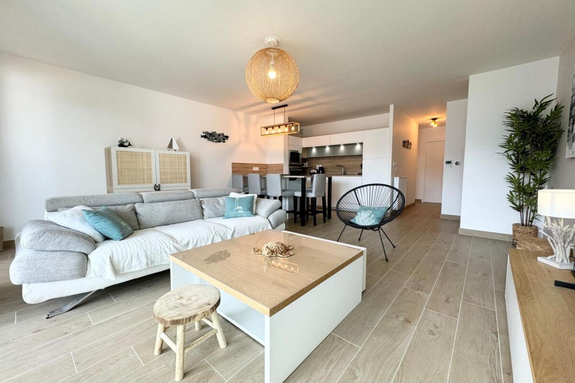 T3 De Standing Plein Bourg - 100M Des Plages Saint-Pierre-Quiberon Exterior photo